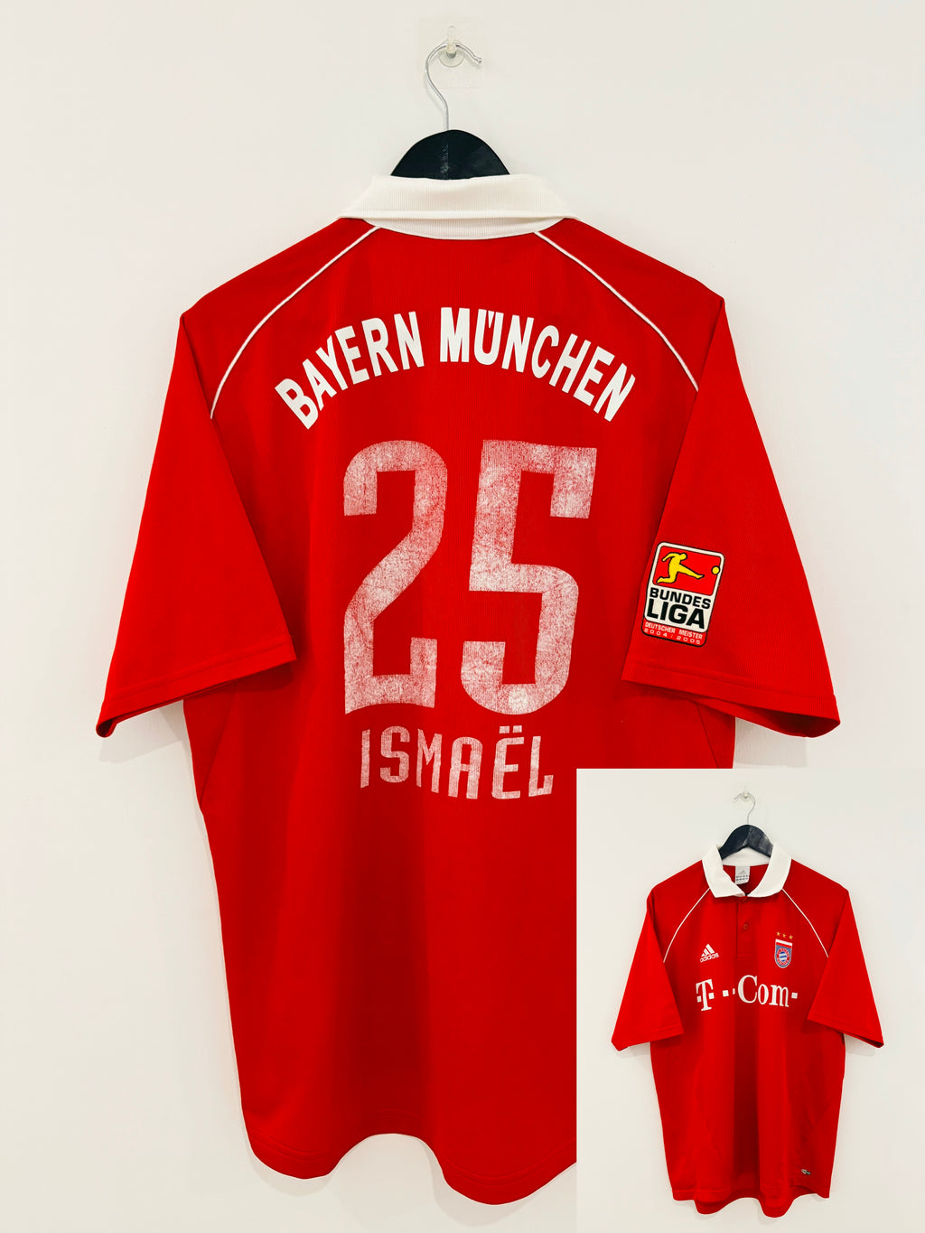 FC Bayern München Heim Trikot 2004/2005 L #25 Valérien Ismaël