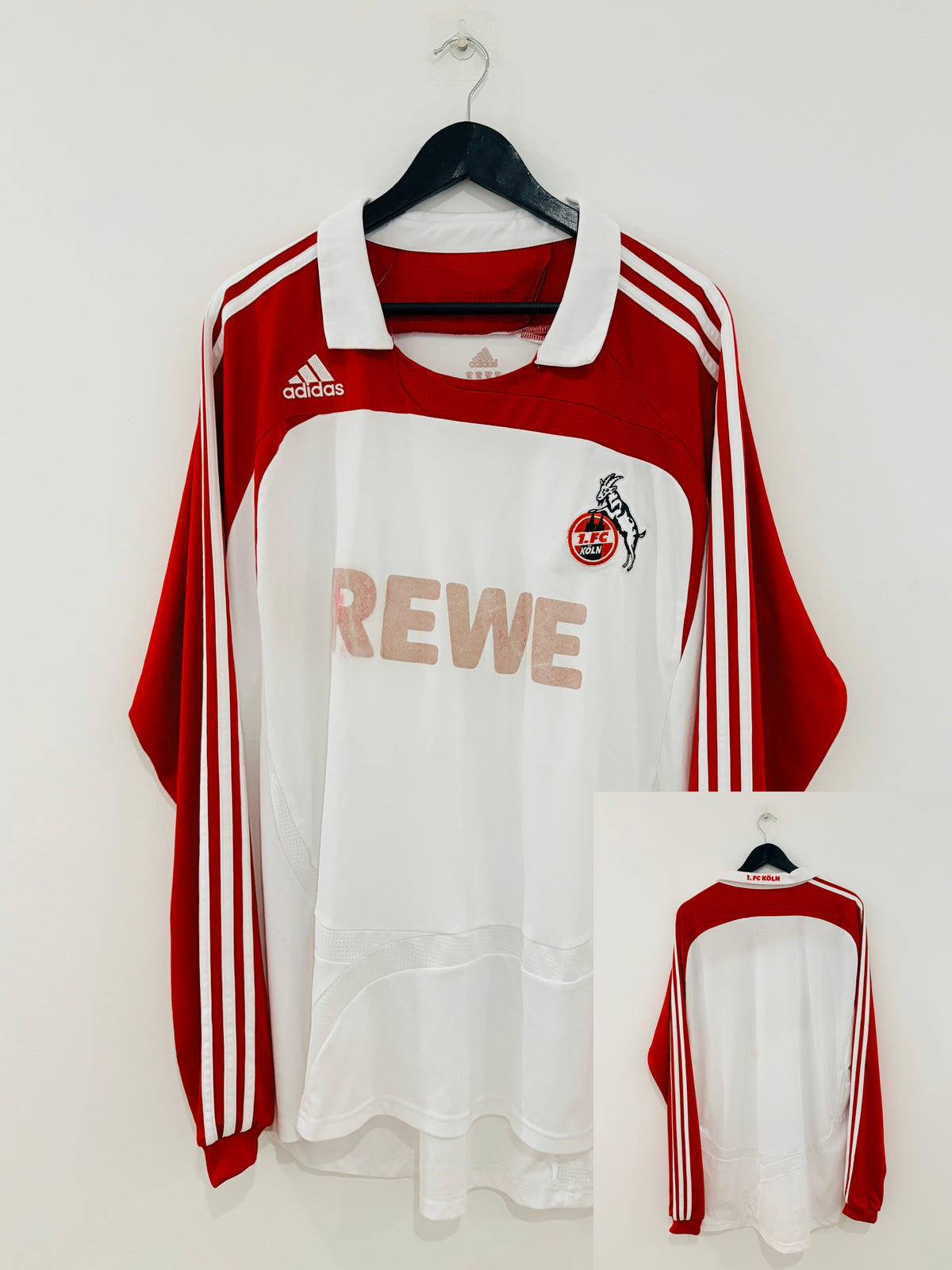 1. FC Köln Heim Langarm Trikot 2007/2008 XXL