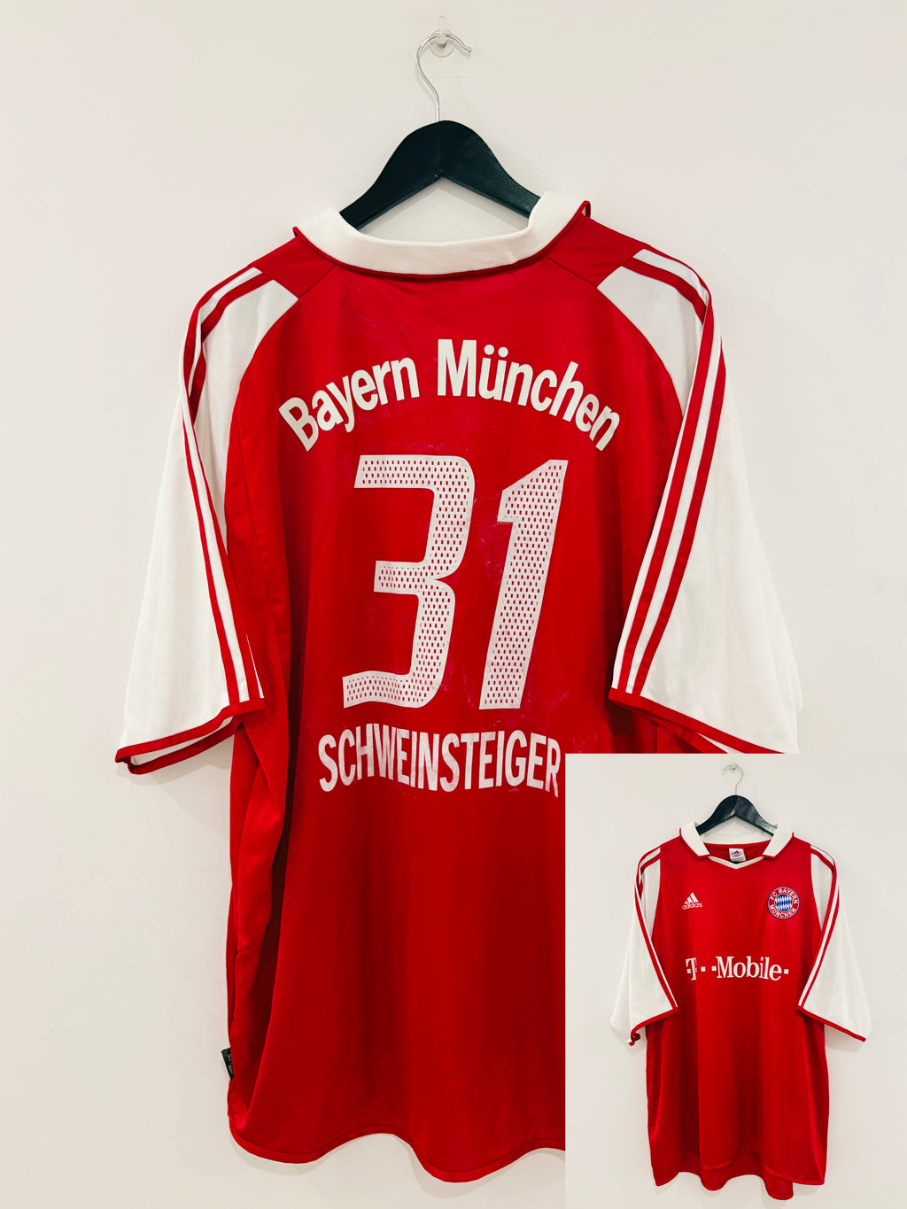FC Bayern München Heim Trikot 2003/2004 XXL #31 Bastian Schweinsteiger