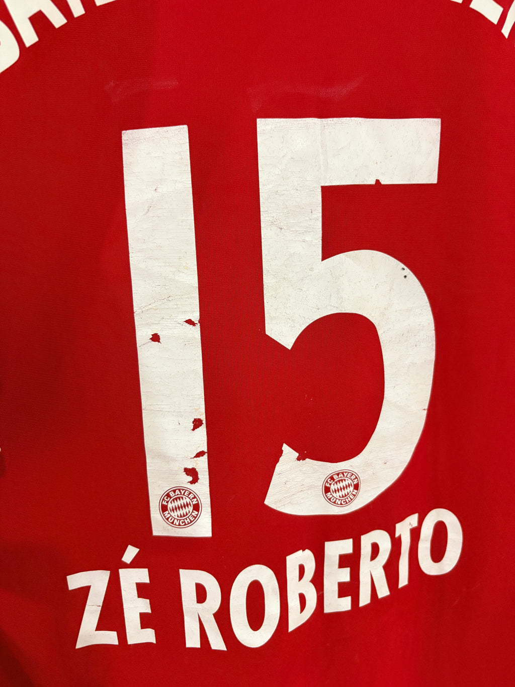 FC Bayern München Trikot 2007/2008 XL #15 Zé Roberto