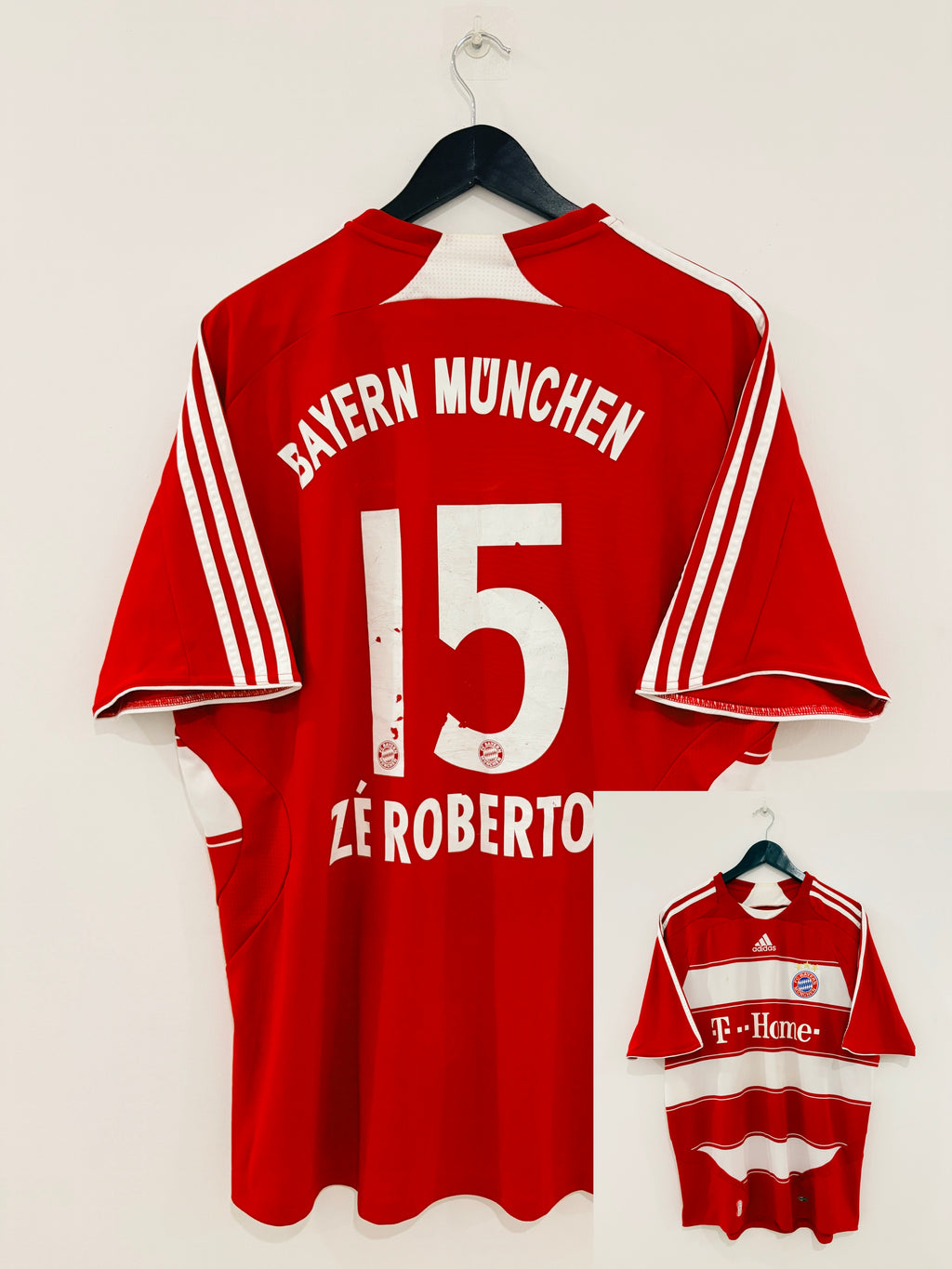 FC Bayern München Heim Trikot 2007/2008 XL #15 Zé Roberto