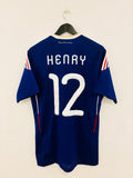 Frankreich Trikot WM 2009/2010 L #12 Thierry Henry (Player Issue)