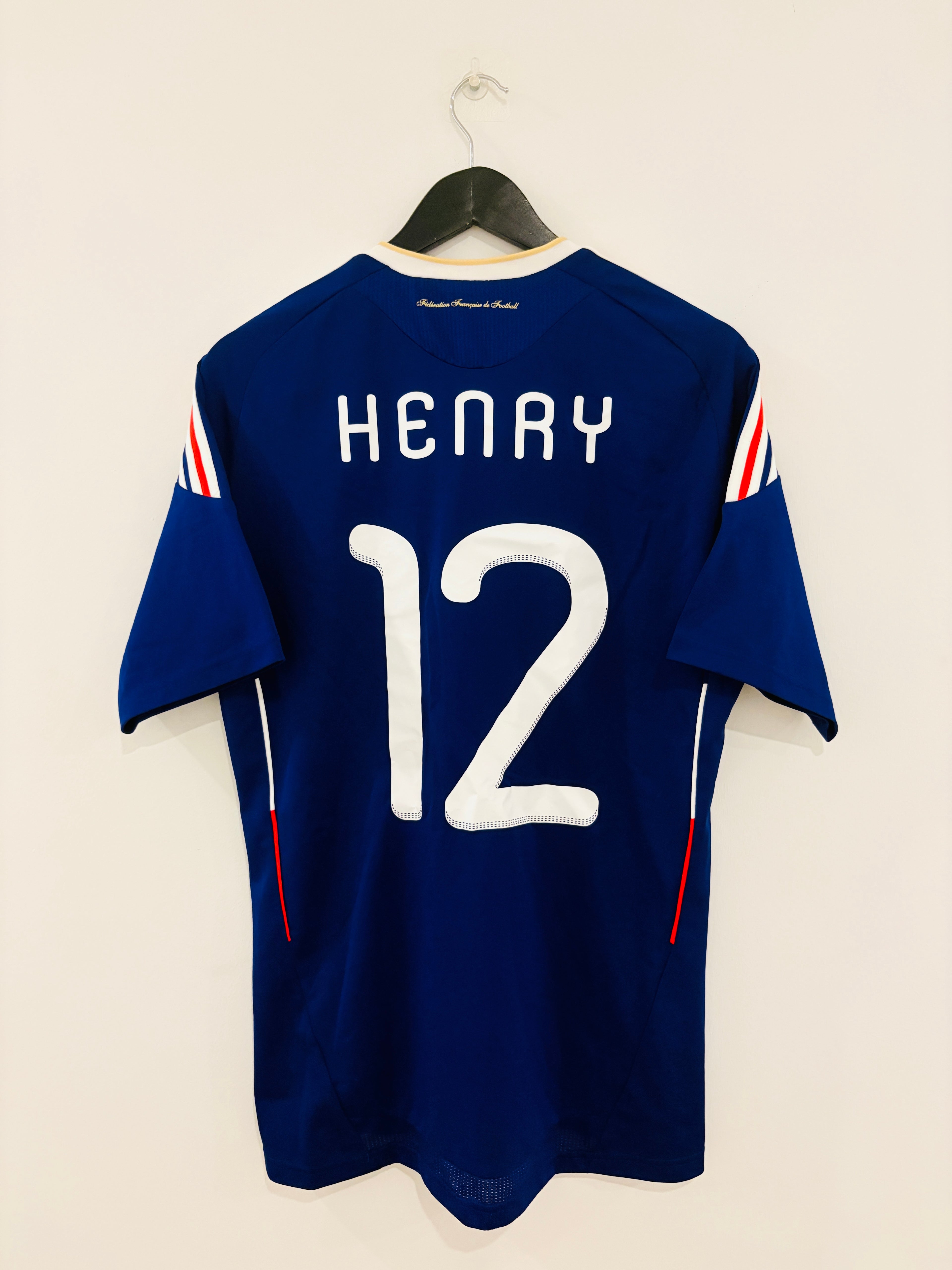 Frankreich Trikot WM 2009/2010 L #12 Thierry Henry (Player Issue)