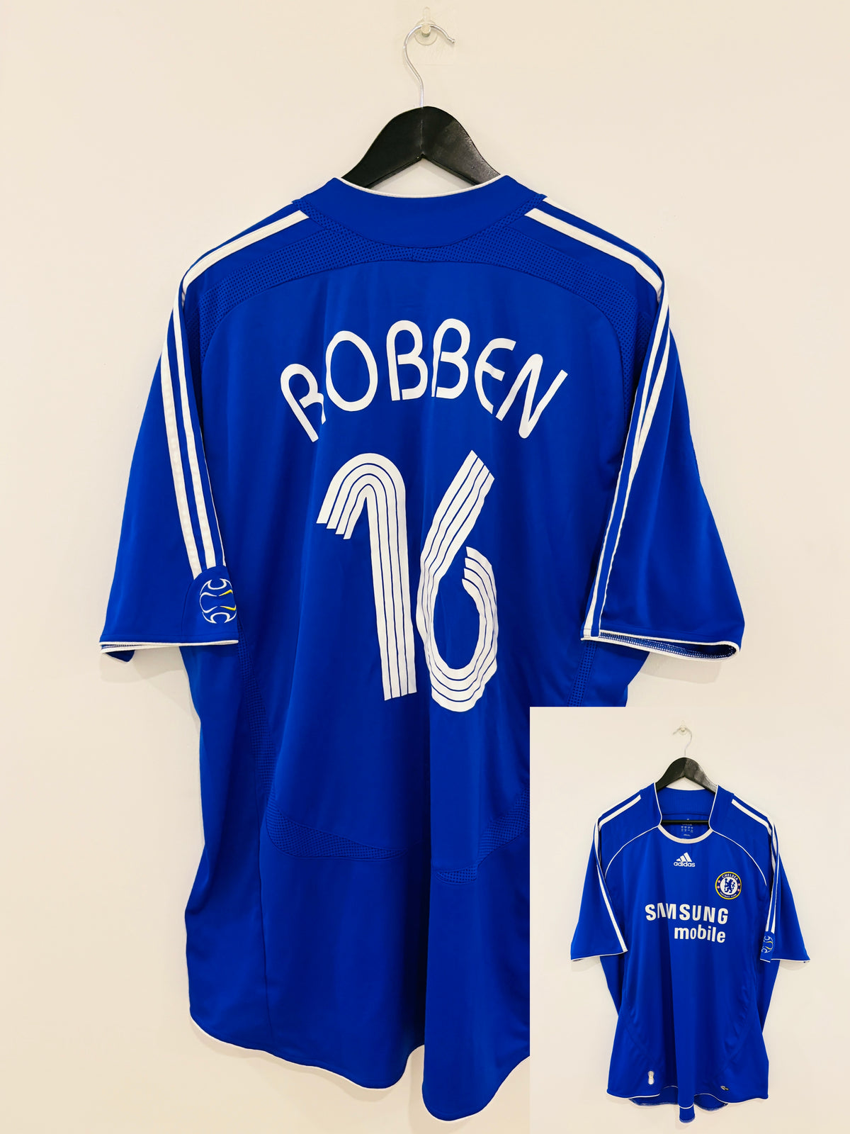 FC Chelsea Heim Trikot 2006-2008 XXL #16 Arjen Robben