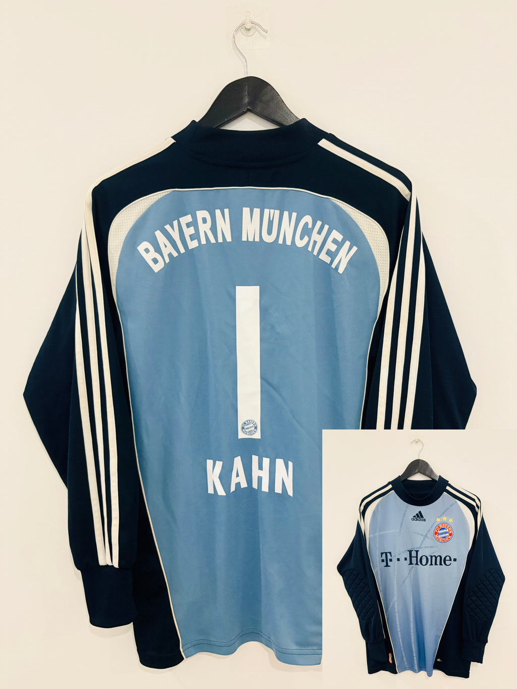 FC Bayern München Torwart Trikot 2007/2008 M #1 Oliver Kahn