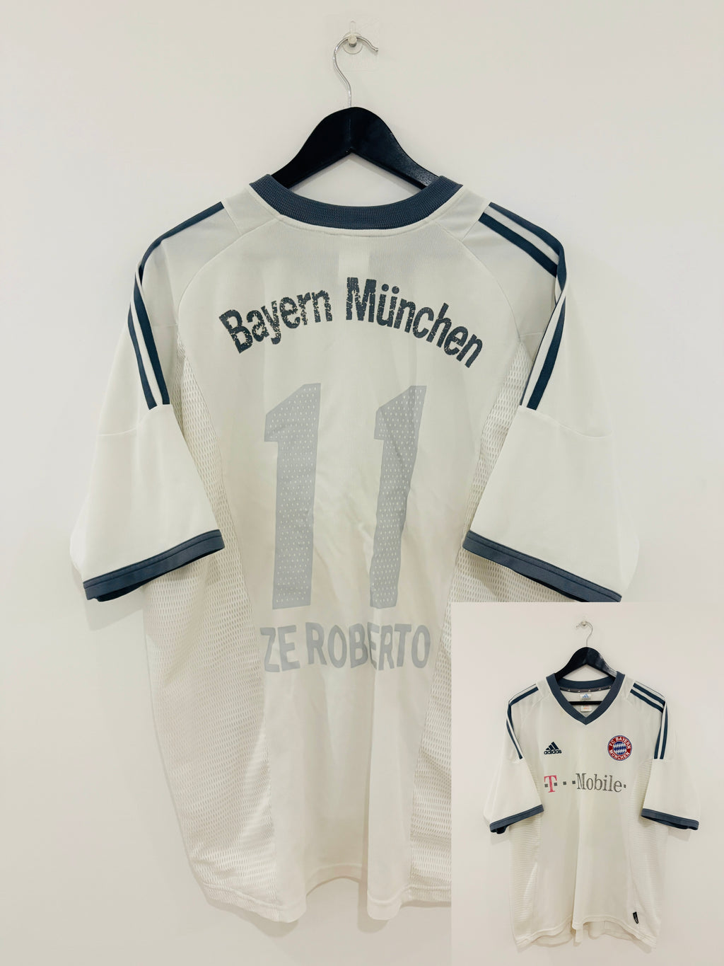 FC Bayern Munich Jersey 2002/2003 XXL #11 Zé Roberto
