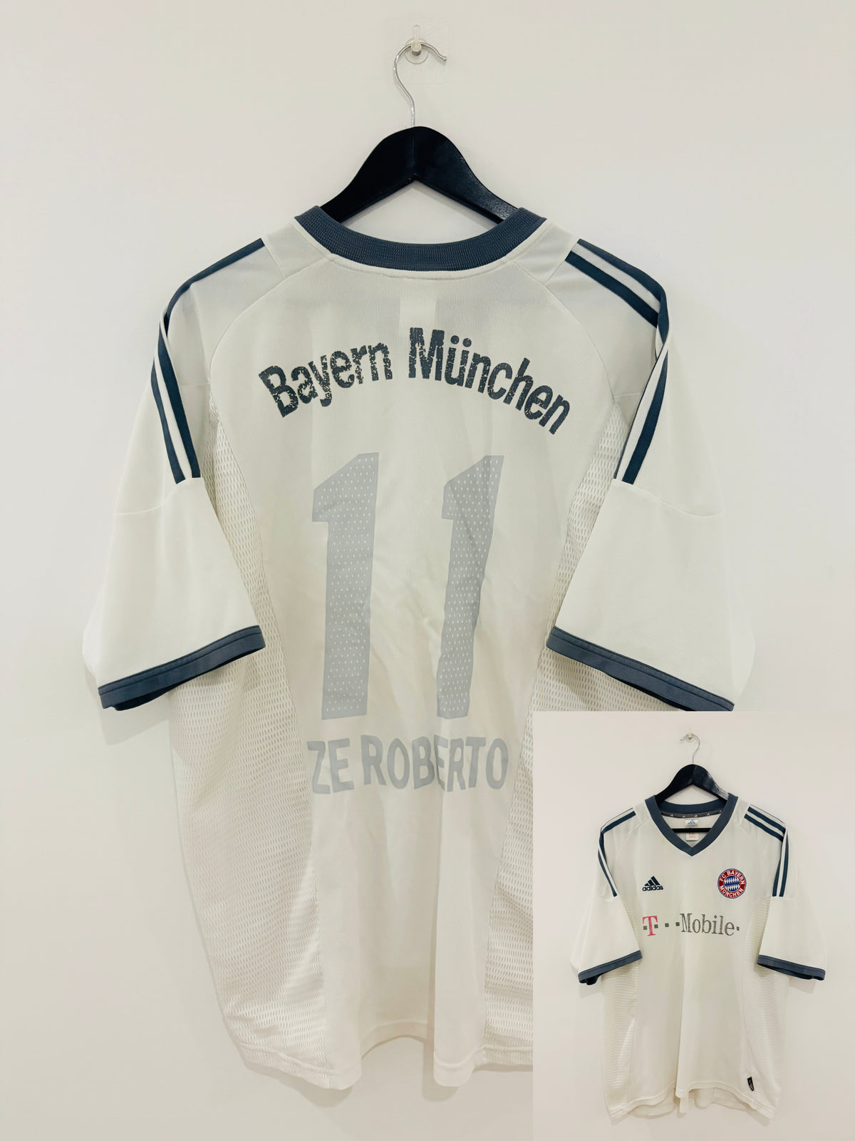 FC Bayern Munich Jersey 2002/2003 XXL #11 Zé Roberto