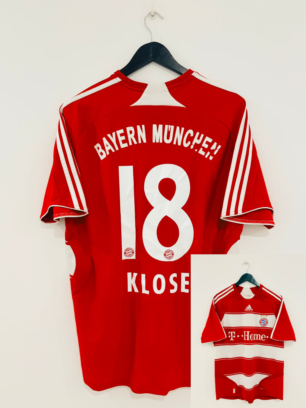 FC Bayern Munich Jersey 2007/2008 L #18 Miroslav Klose