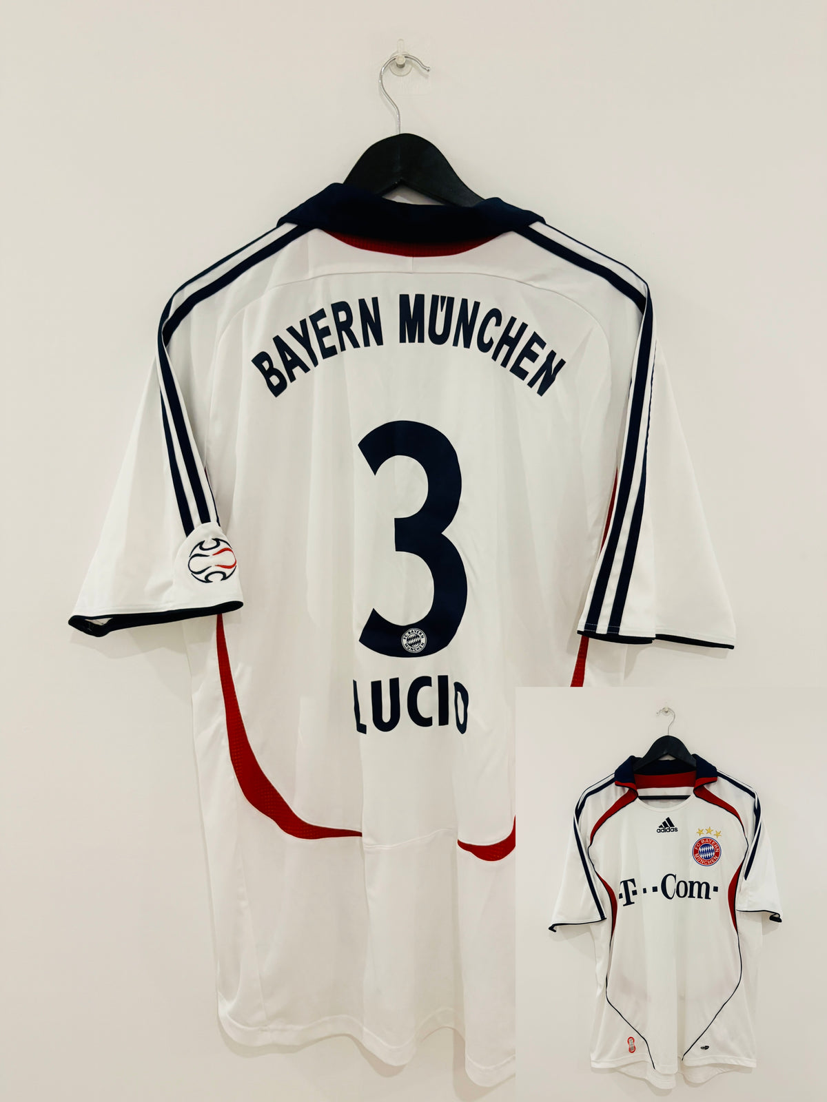 FC Bayern München Auswärts Trikot 2006/2007 XL #3 Lucio