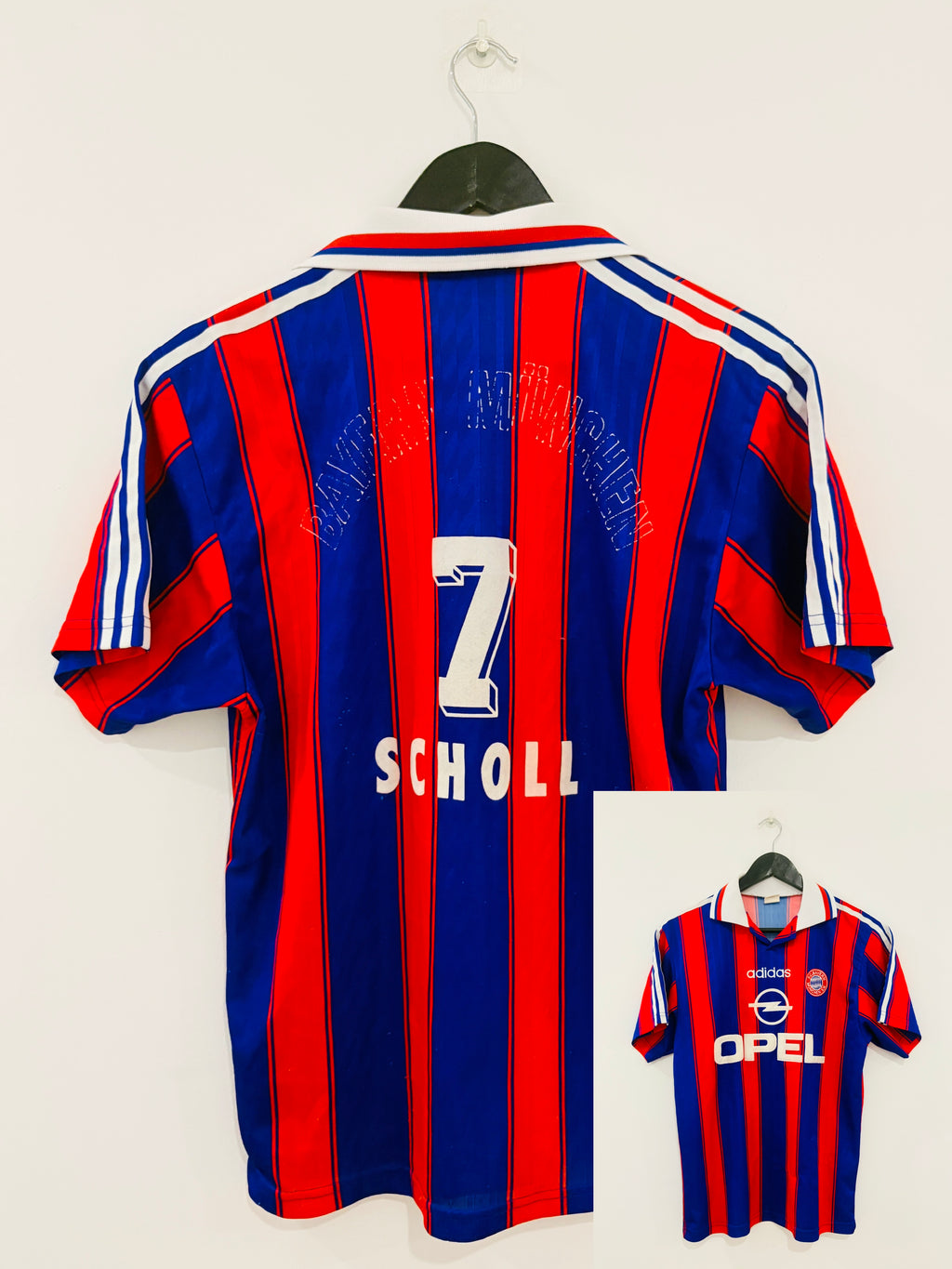 FC Bayern München Heim Trikot 1995-1997 S #7 Mehmet Scholl