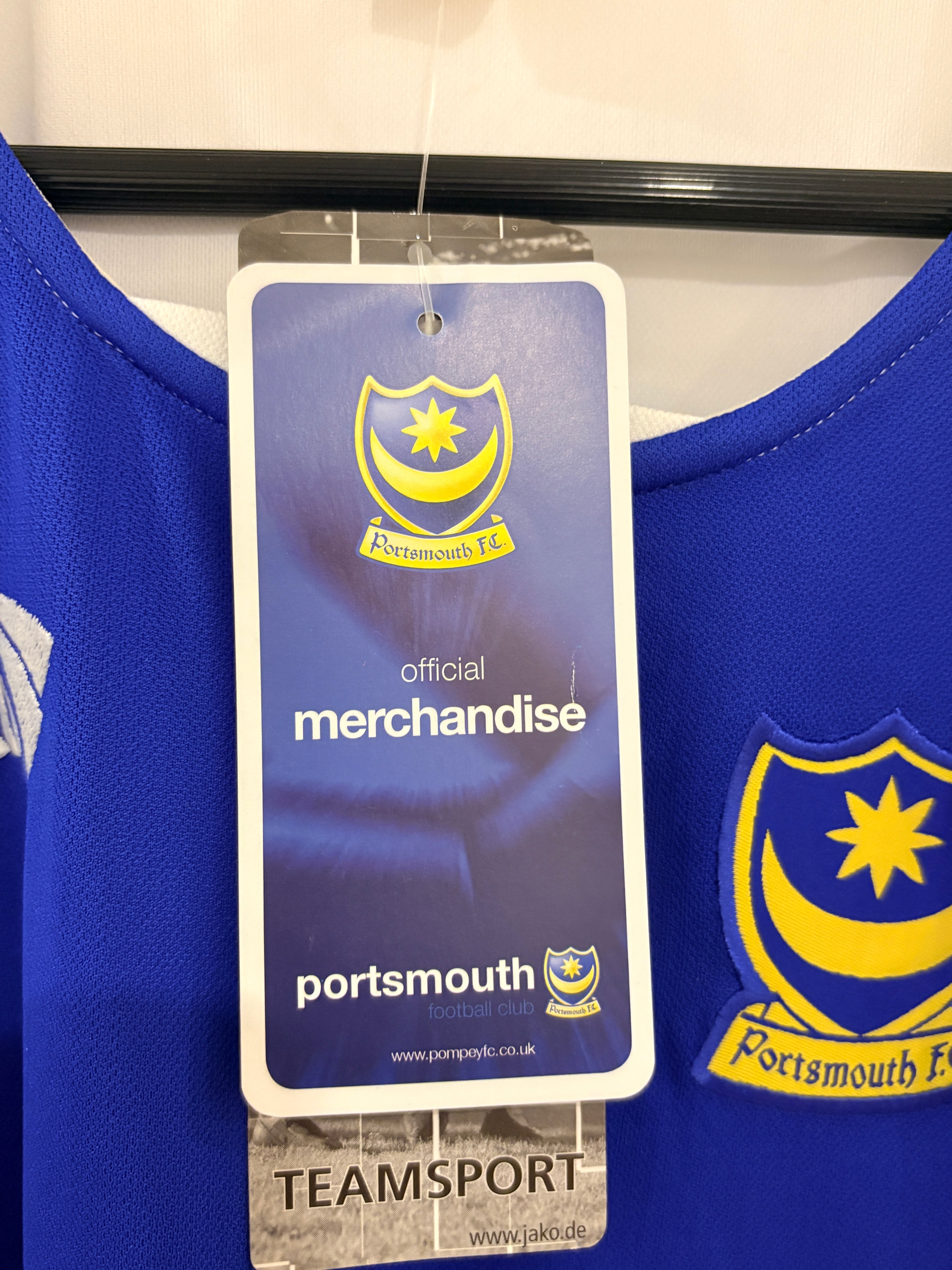 FC Portsmouth Trikot 2005/2006 XXL Neu mit Etikett/BNWT
