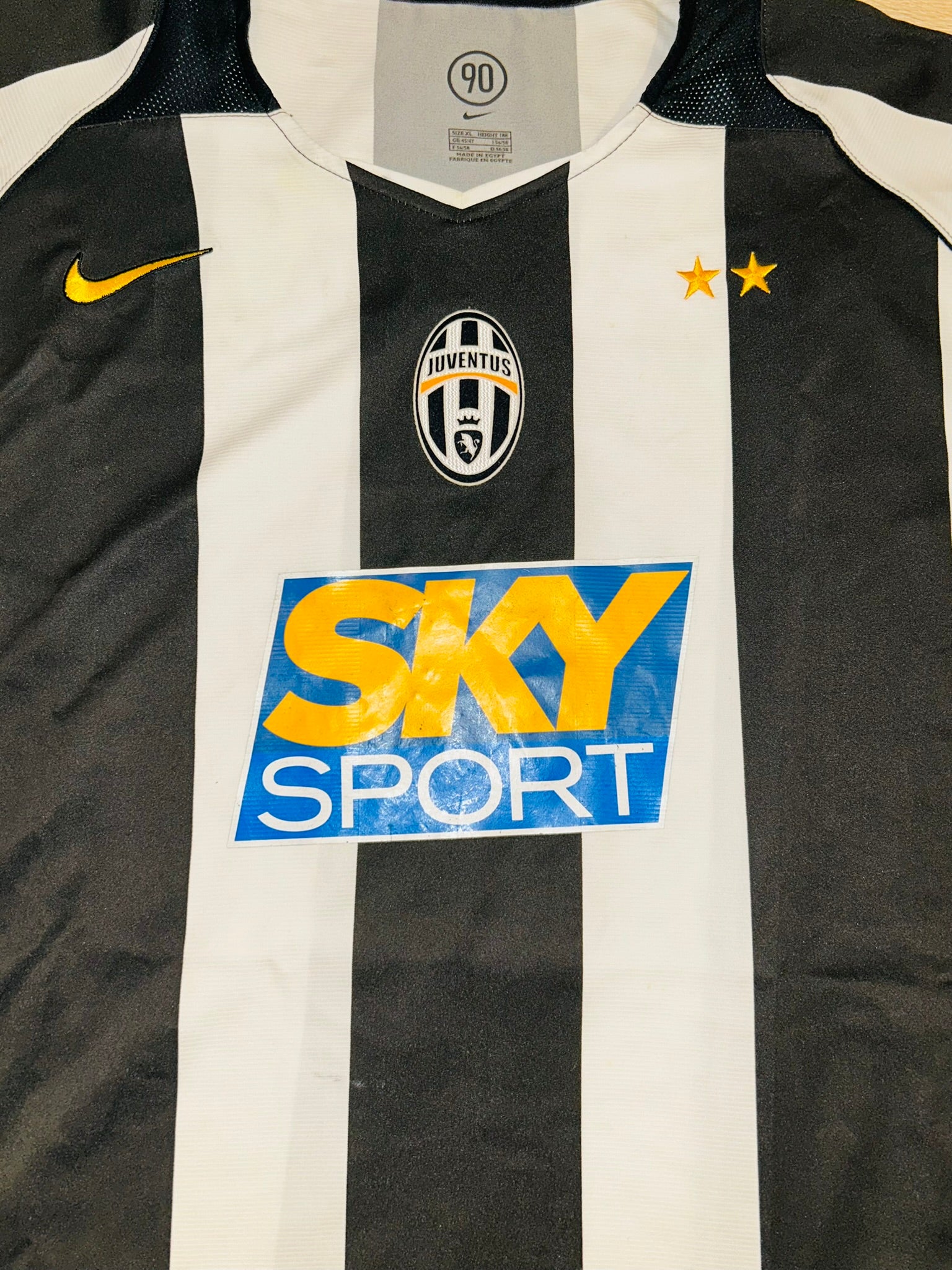 Juventus Turin Trikot 2004/2005 XL #8 Emerson Neu mit Etikett/BNWT