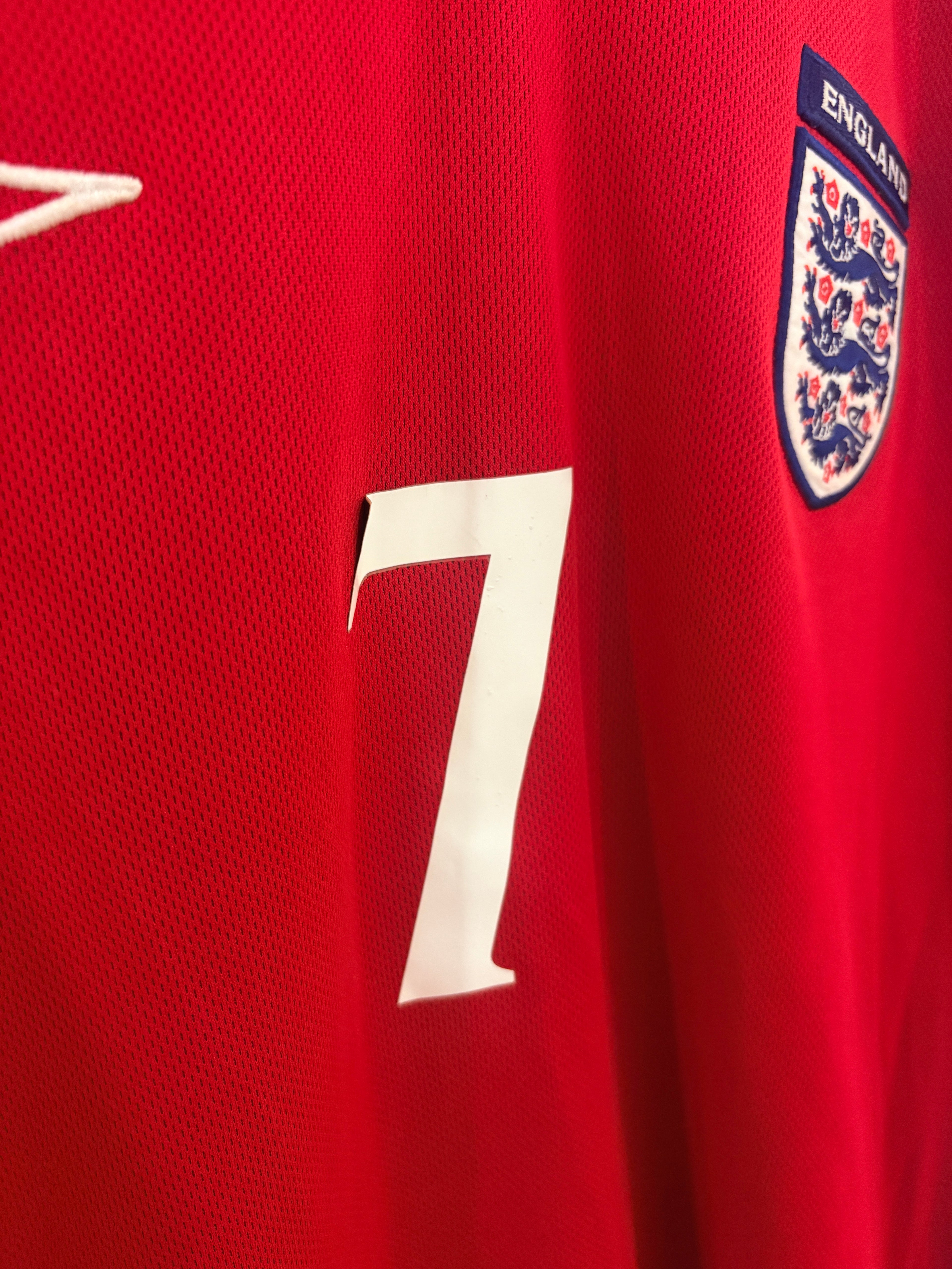 England Trikot 2002-2004 M #7 David Beckham