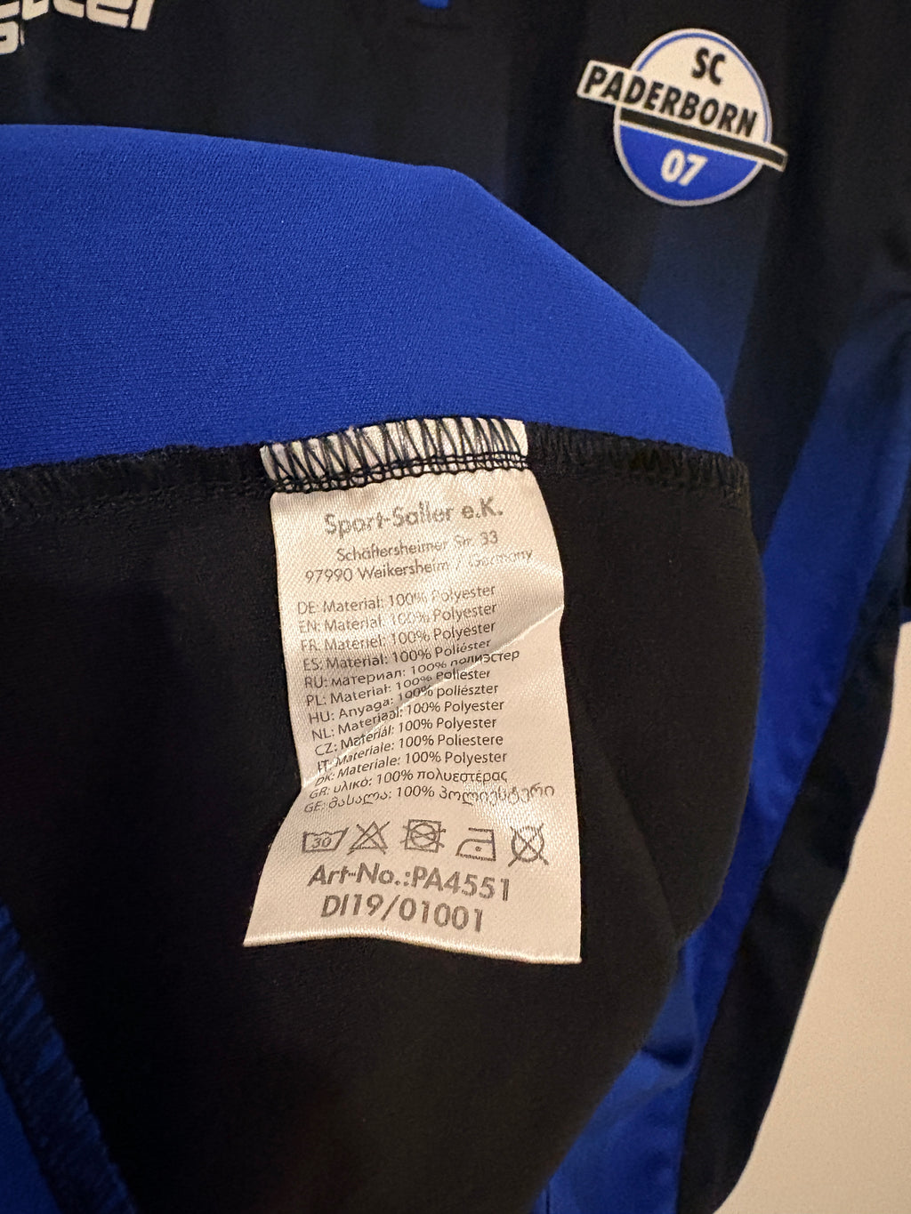 SC Paderborn 07 Trikot 2019/2020 XXL #30 Streli Mamba