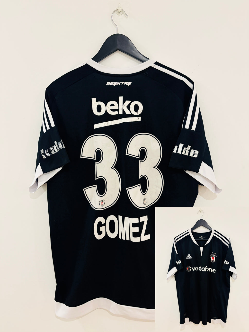 Besiktas Istanbul Auswärts Trikot 2015/2016 XXL #33 Mario Gomez