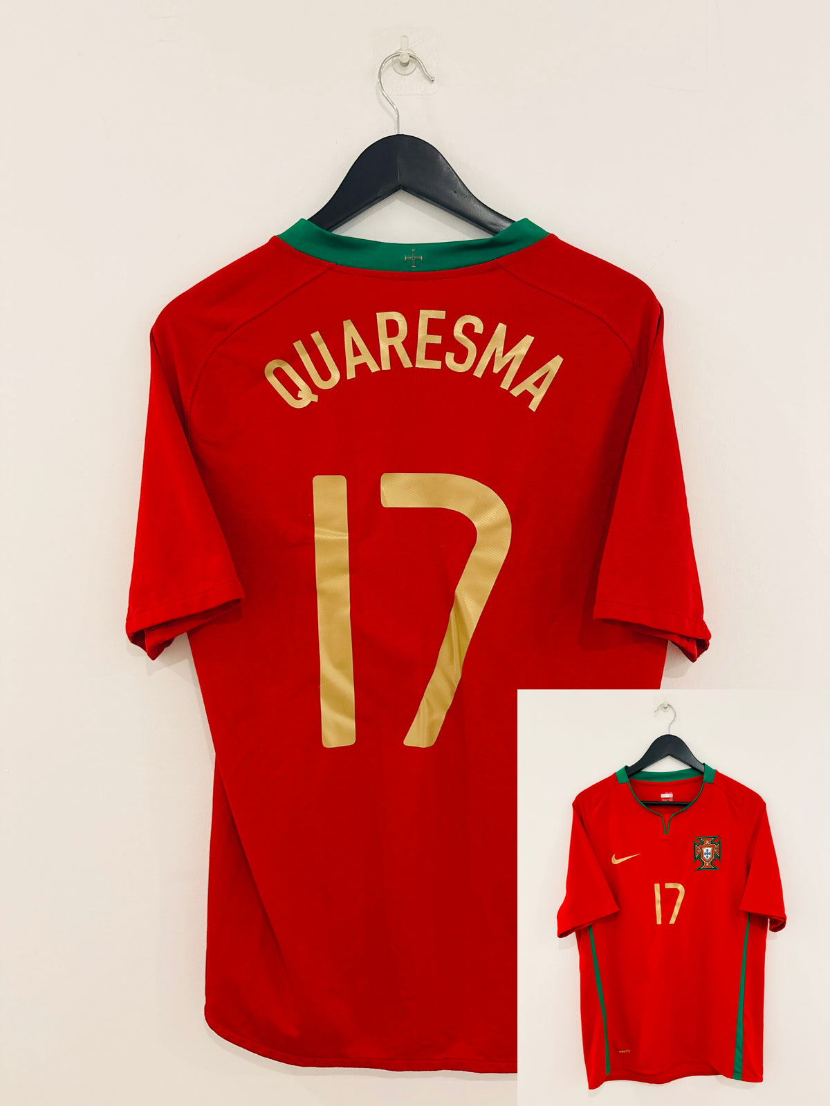 Portugal Heim Trikot 2008/2009 M #17 Ricardo Quaresma