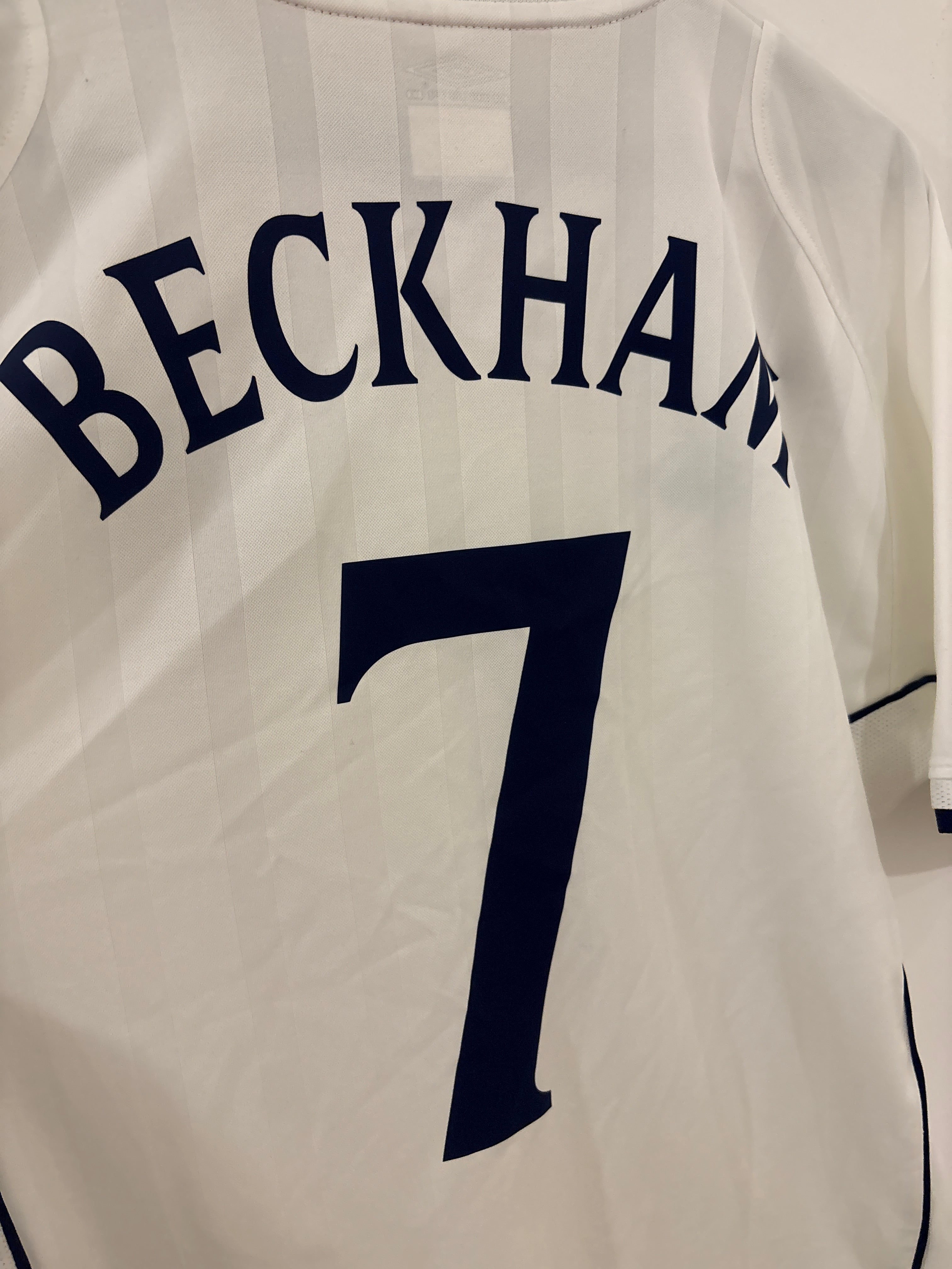 England Trikot 2001-2003 L #7 David Beckham
