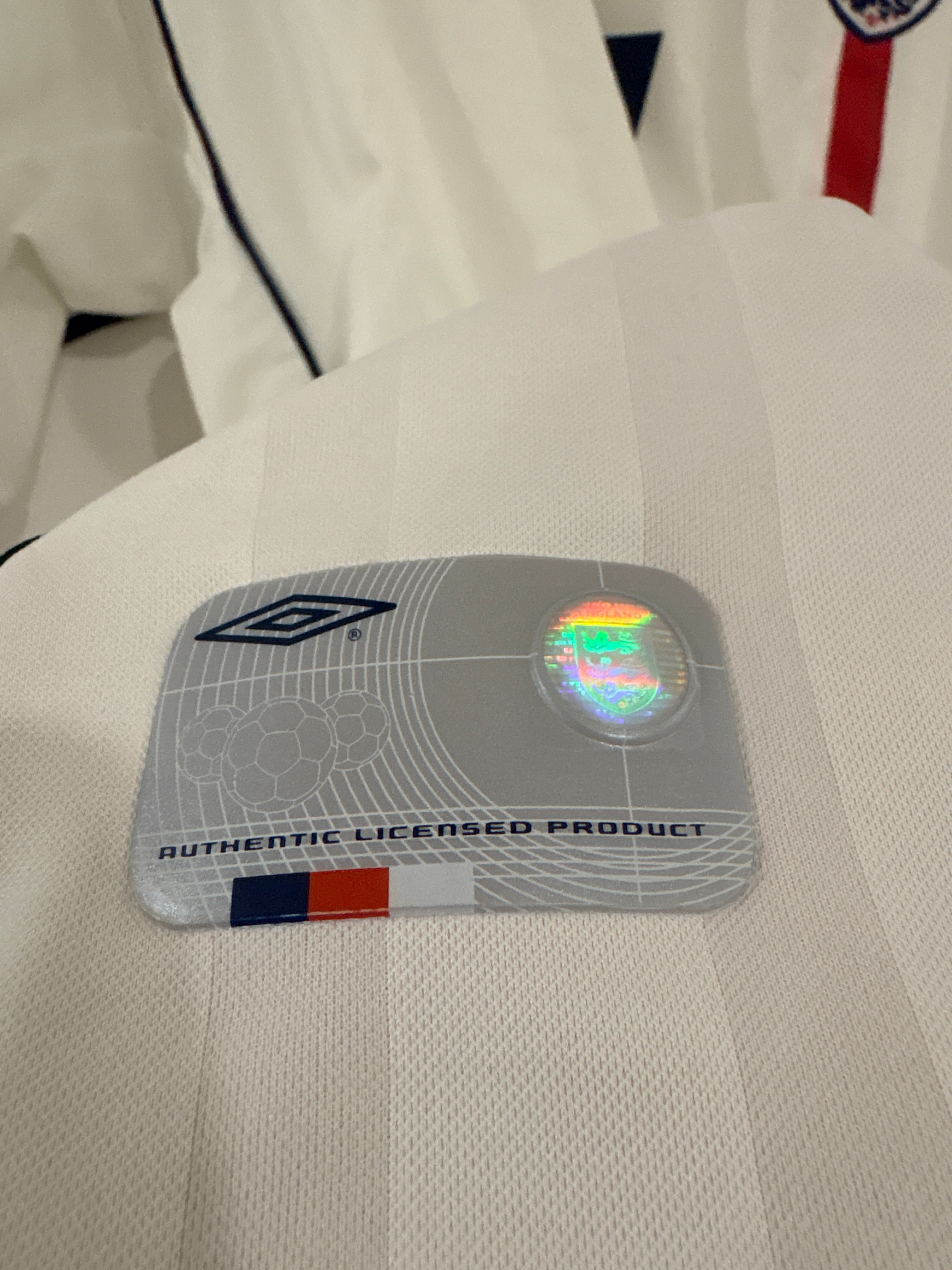 England Trikot 2001-2003 L #7 David Beckham