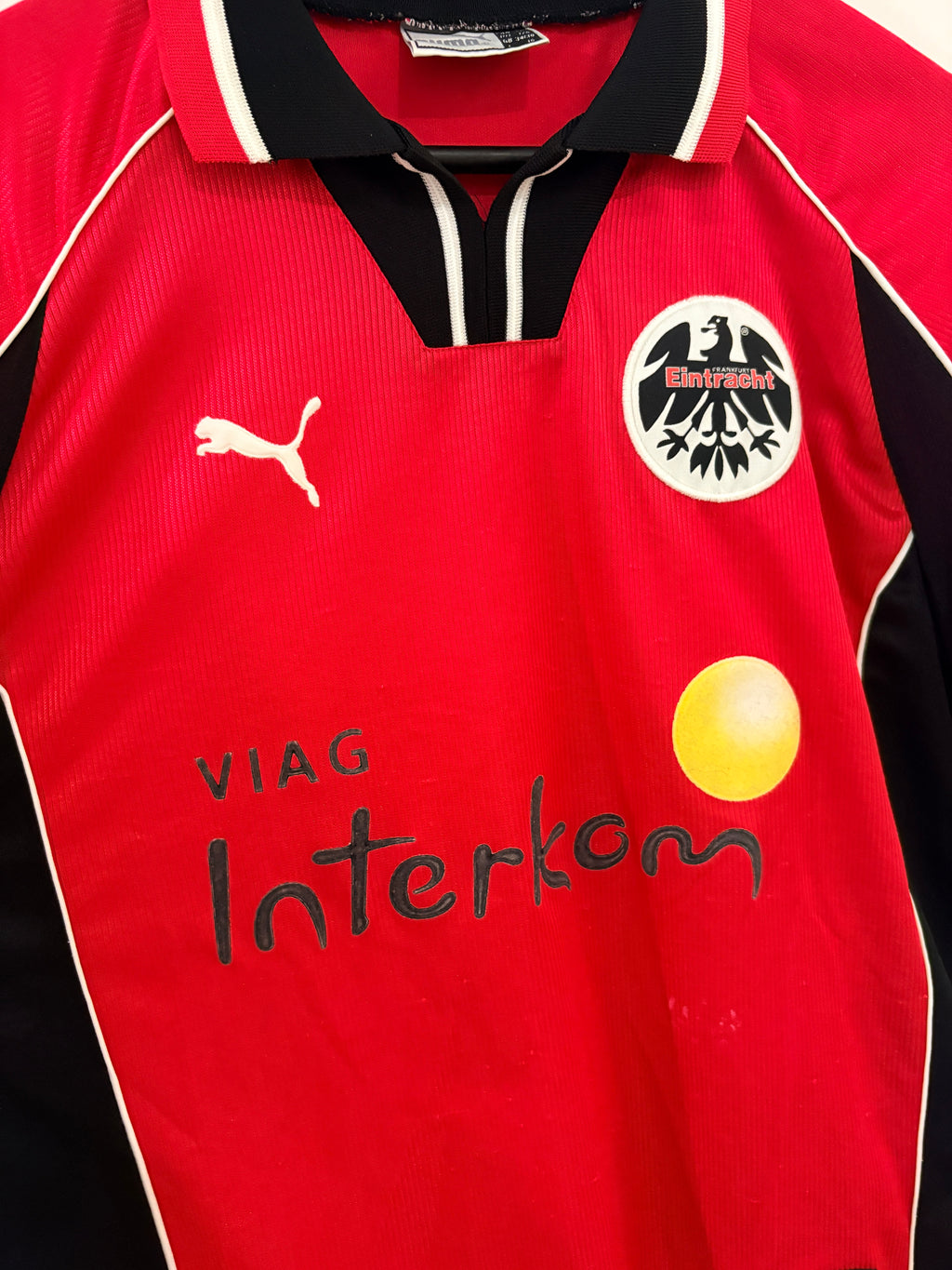 SG Eintracht Frankfurt Trikot 1998/1999 S (schwarzer Sponsor/VIAG Interkom)