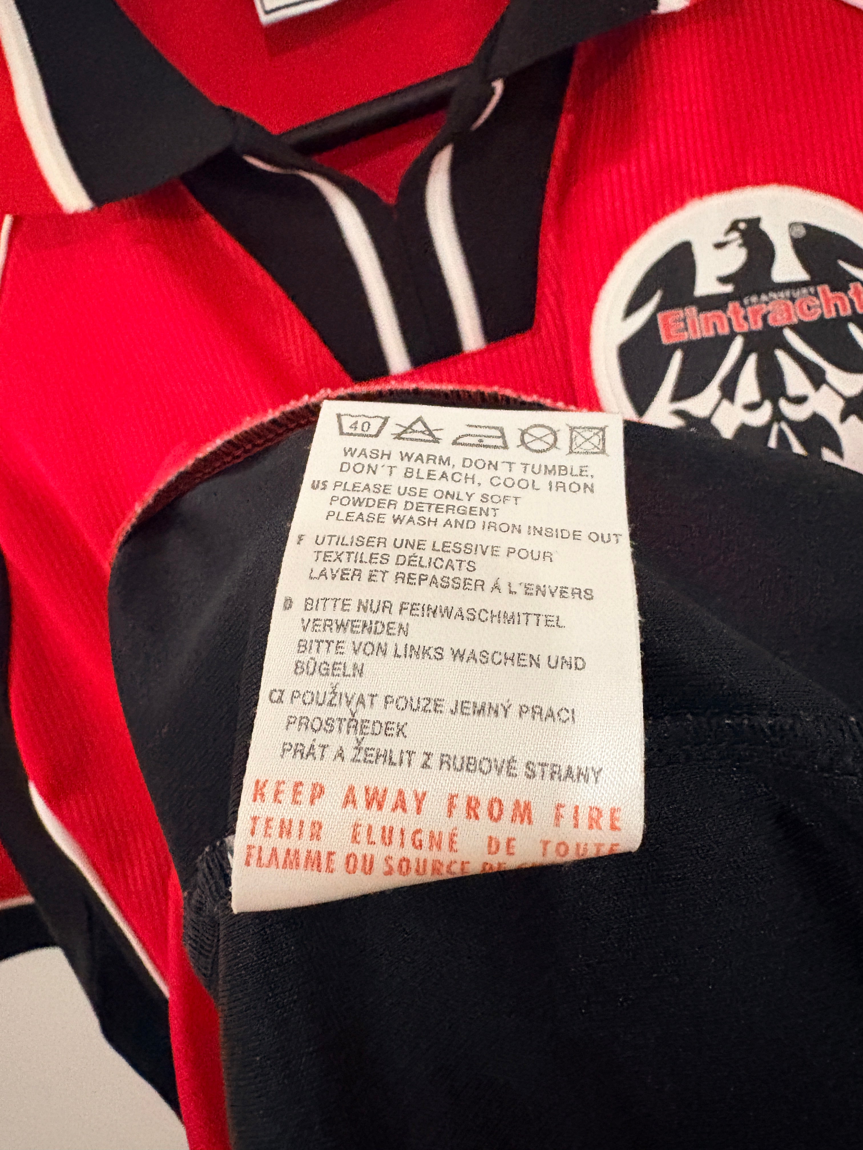 SG Eintracht Frankfurt Trikot 1998/1999 S (schwarzer Sponsor/VIAG Interkom)