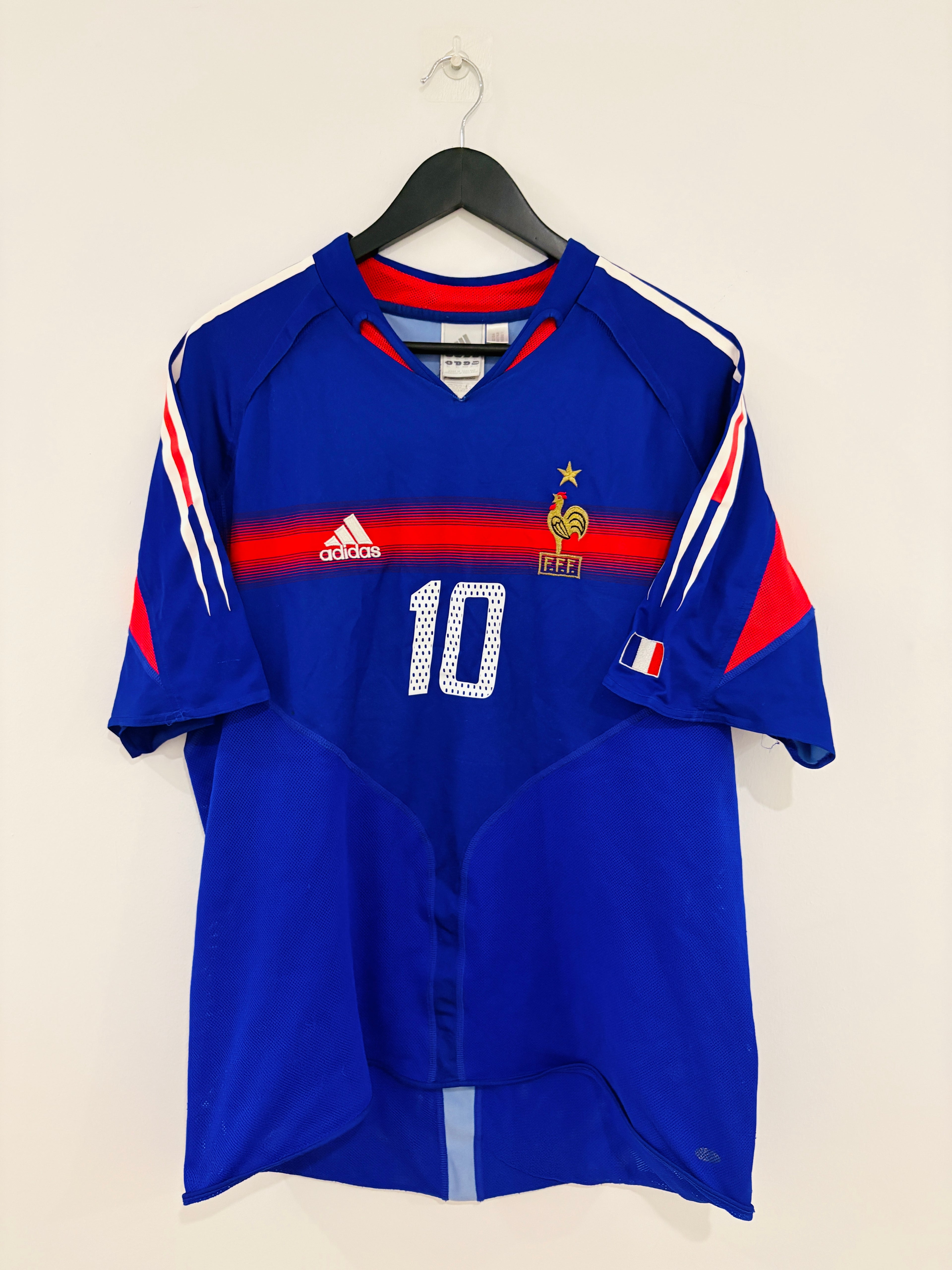 Frankreich Trikot EM 2004 XL #10 Zinedine Zidane