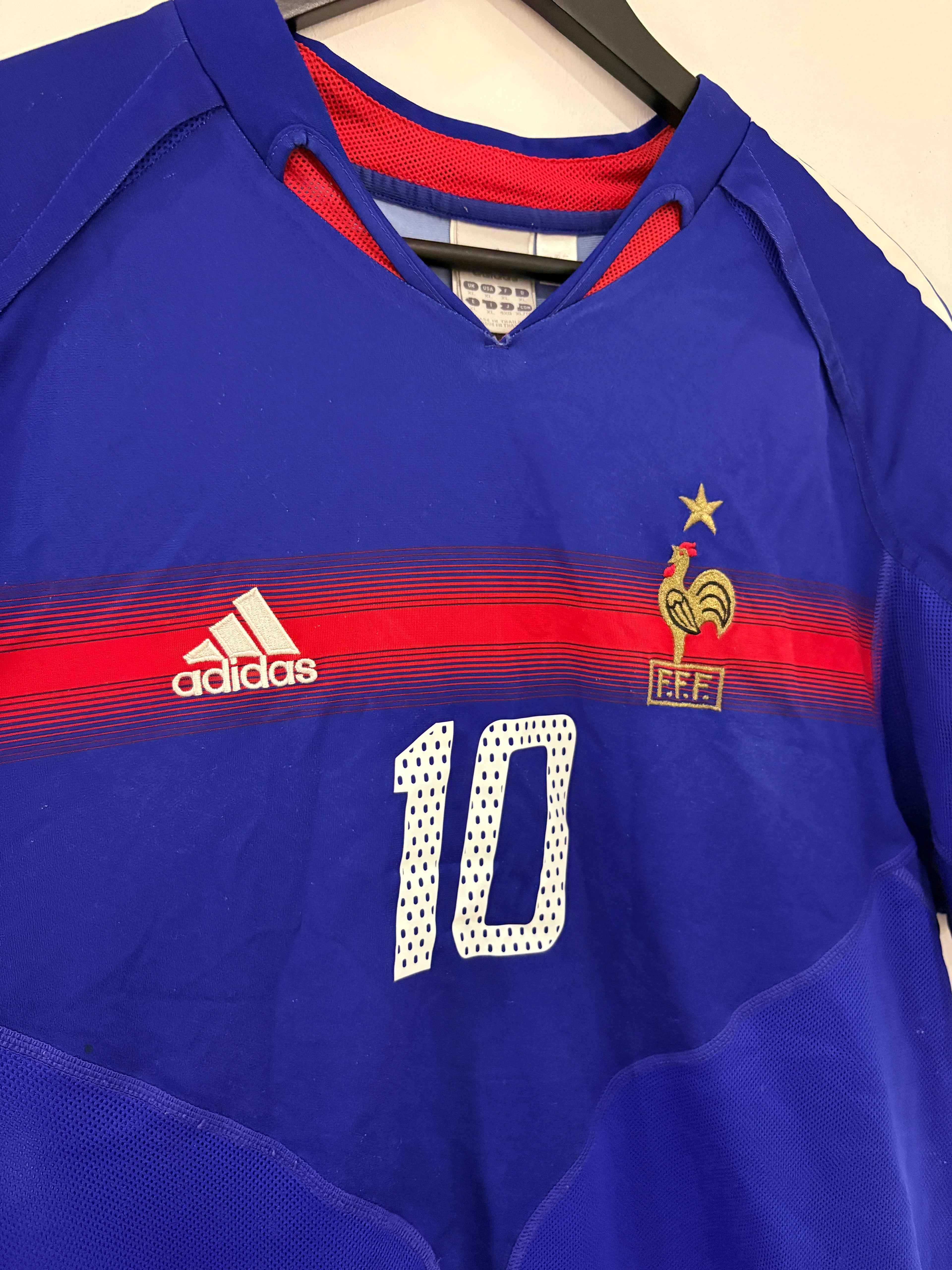 Frankreich Trikot EM 2004 XL #10 Zinedine Zidane