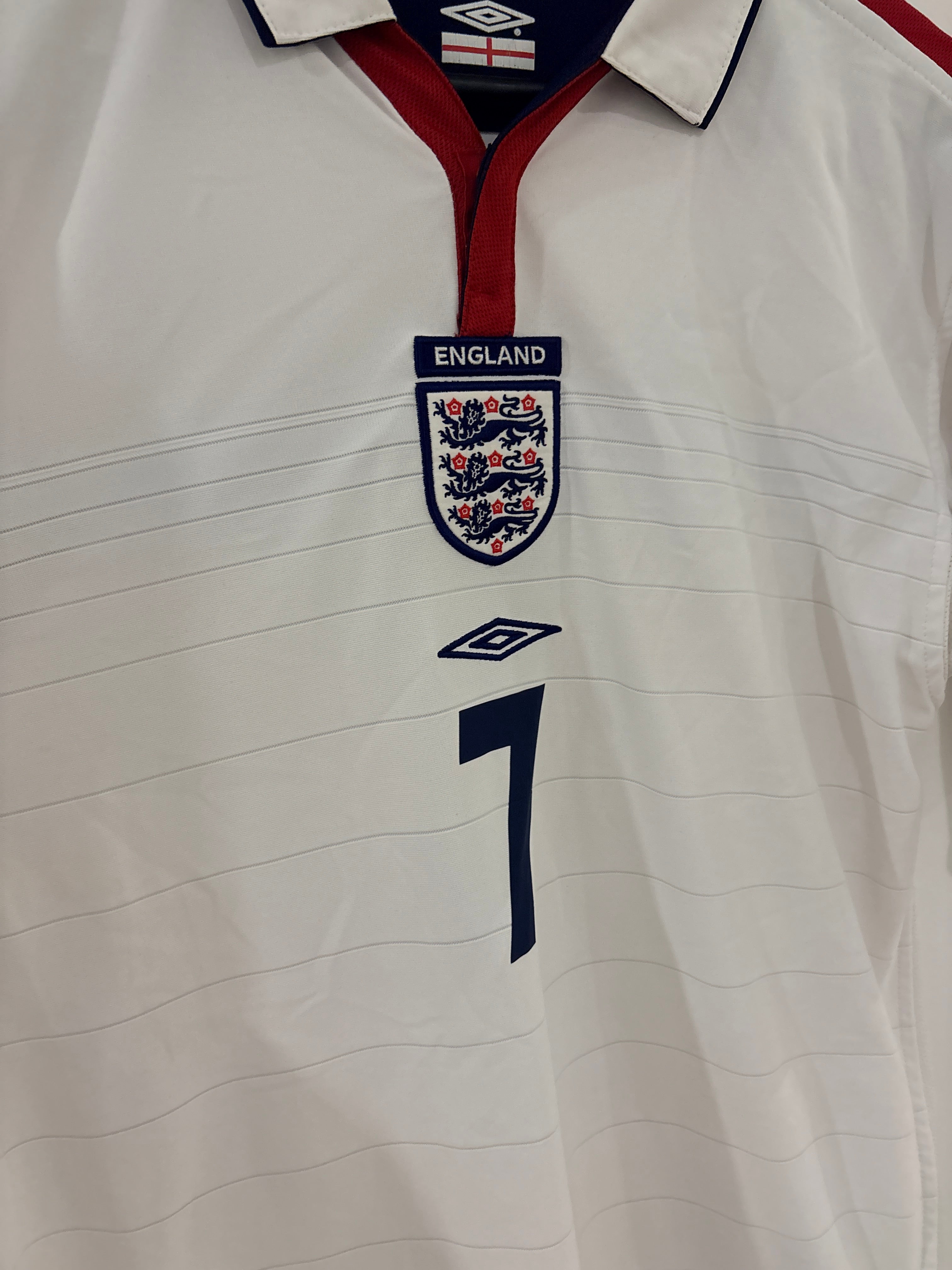 England Trikot 2003-2005 M #7 David Beckham