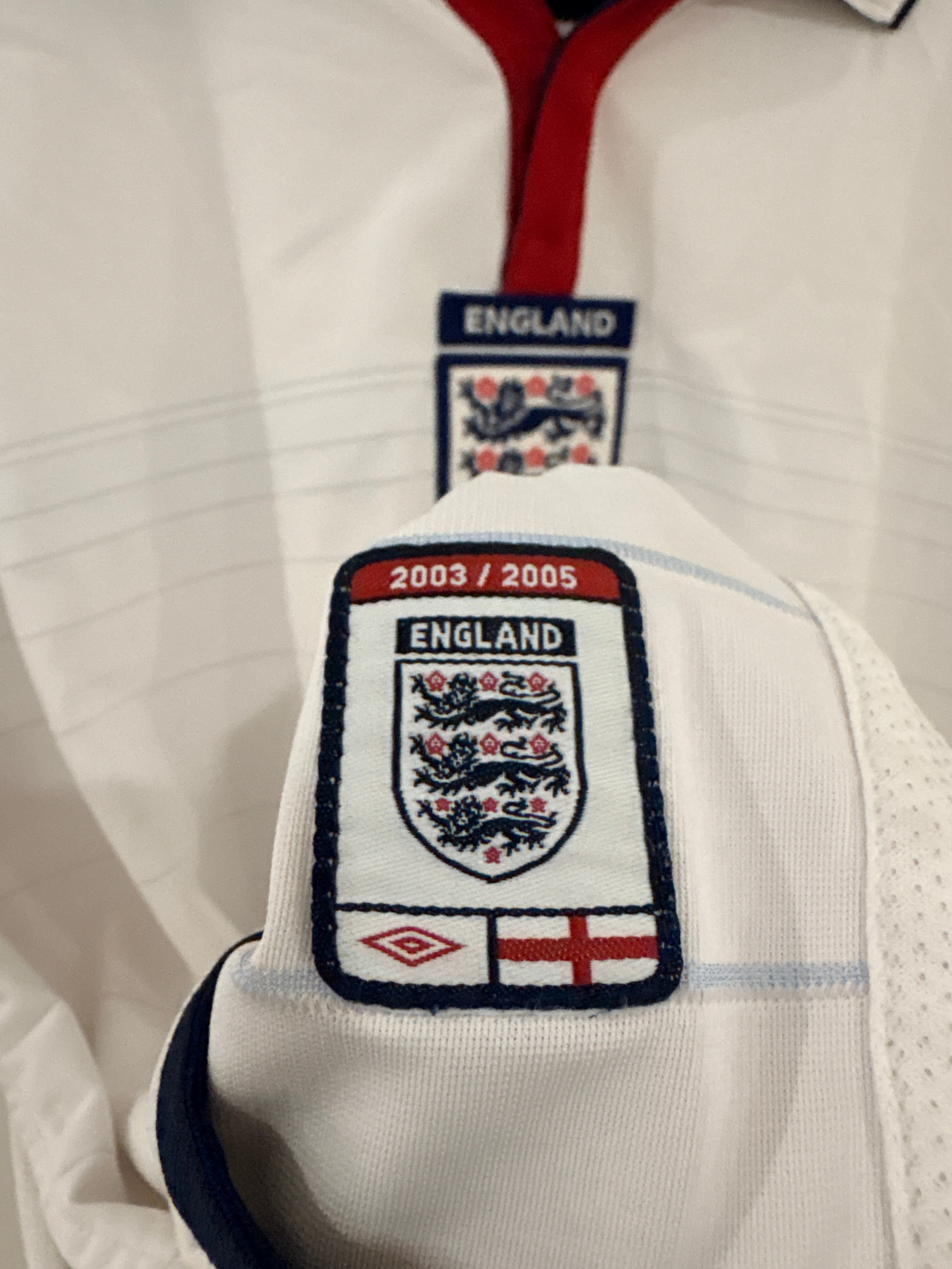 England Trikot 2003-2005 M #7 David Beckham