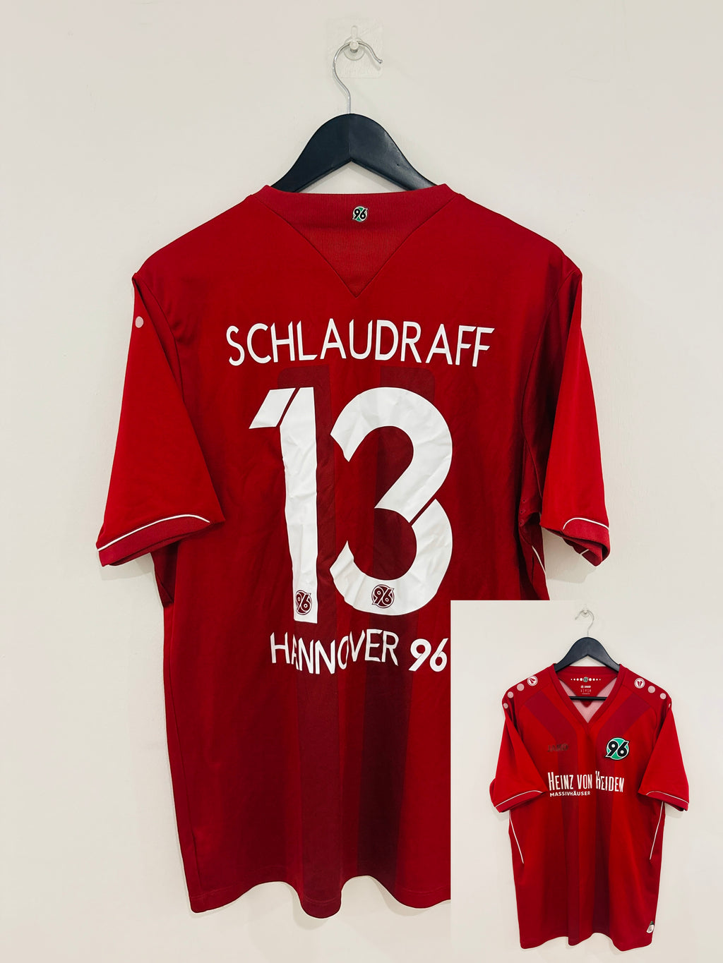 Hannover 96 Heim Trikot 2014/2015 XL #13 Jan Schlaudraff