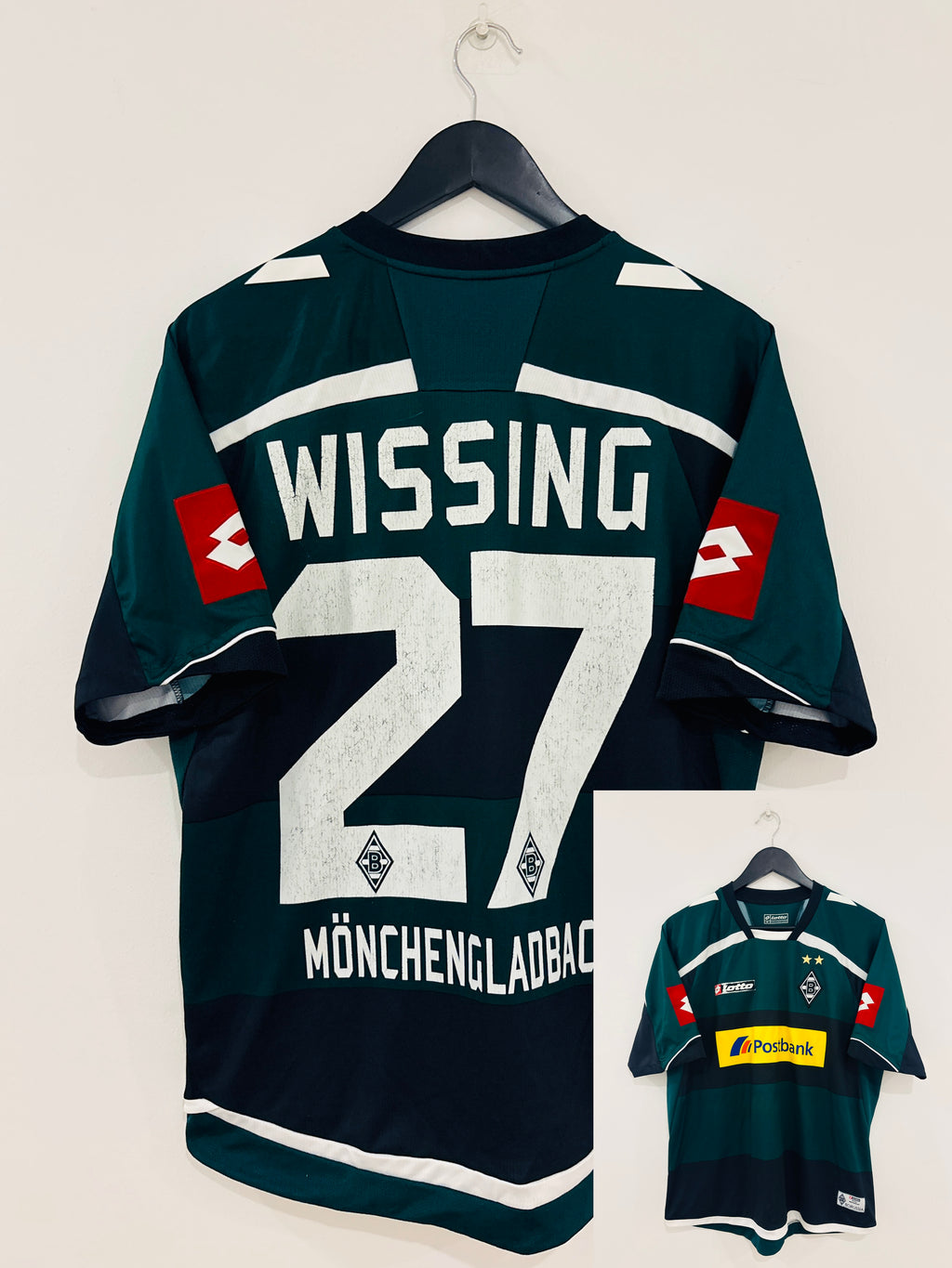Borussia Mönchengladbach/Gladbach Auswärts Trikot 2009/2010 M #27 Clemens Wissing