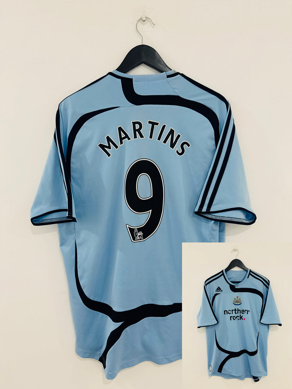 Newcastle United Auswärts Trikot 2007/2008 L #9 Obafemi Martins