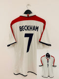 England Heim Wende Trikot 2003-2005 XL #7 David Beckham