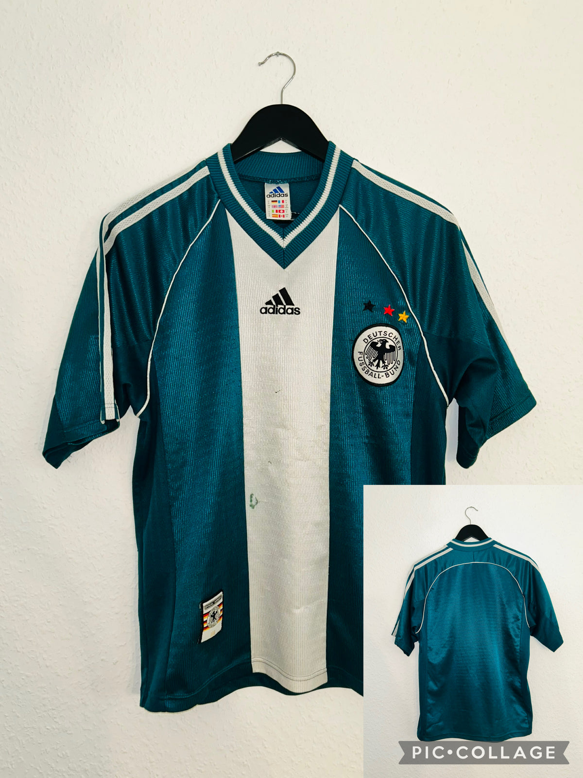 Deutschland Heim Trikot 1998-2000 S
