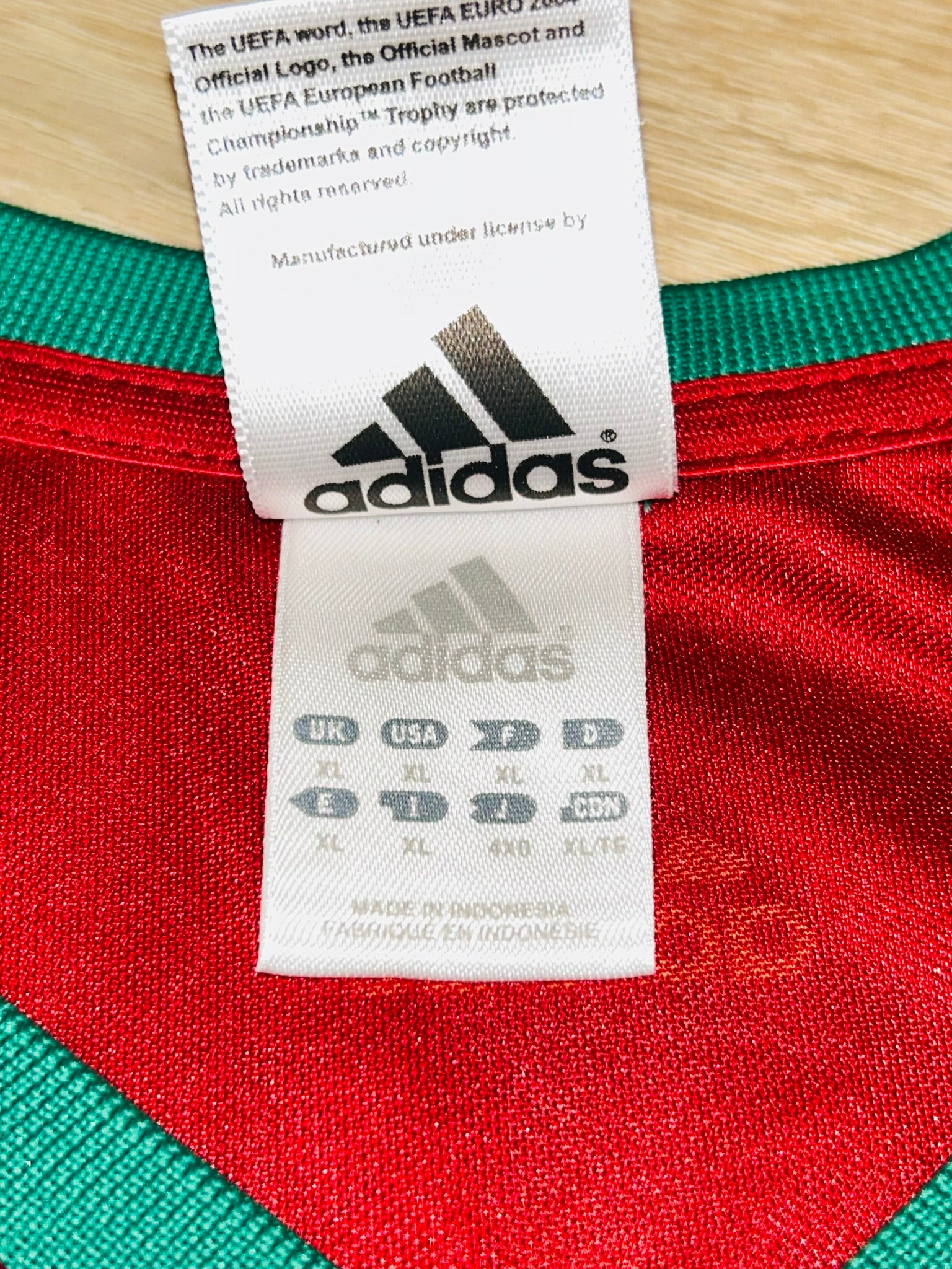 Portugal Nationalmannschaft Trikot EM 2004 XL